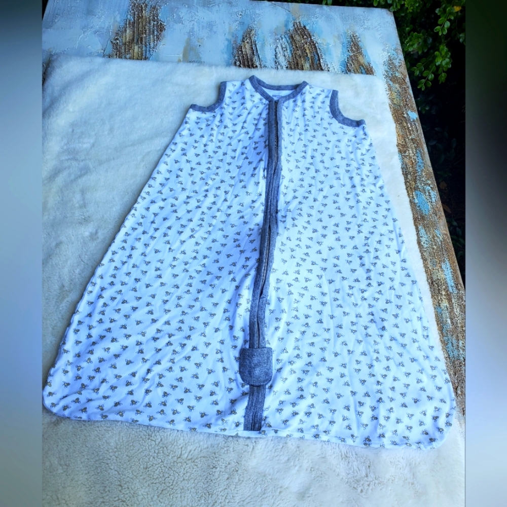 Burt’s Bees Baby Beekeeper Sleep Sack Wearable Blanket Bee Print Sz L